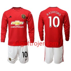 Manchester United Fodboldtrøjer Rashford 10 Børn Hjemmebanesæt 2019/20 Langærmet